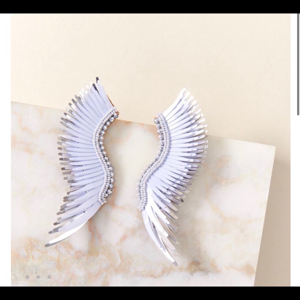 Mignonne Gavigan Madeline Earrings White